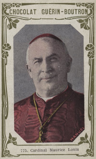 Kardinal Maurice Louis (farget bilde) av French School