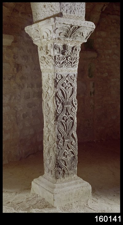 Karolingisk søyle, ca. 758 av French School