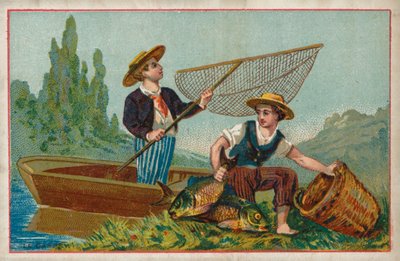 Karpe (chromolitho) av French School