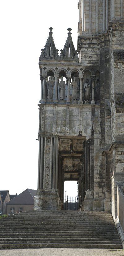 Cathedrale de chartres, detalj av sørportalen av French School