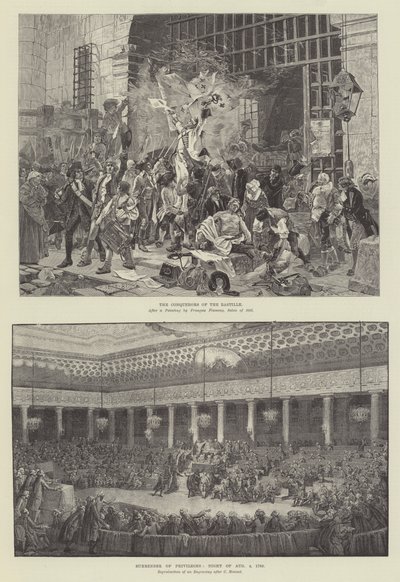Hundreårsjubileet for den franske revolusjonen (gravering) av French School