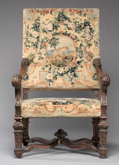 Stol, produsent Savonnerie Factory, før 1717 av French School