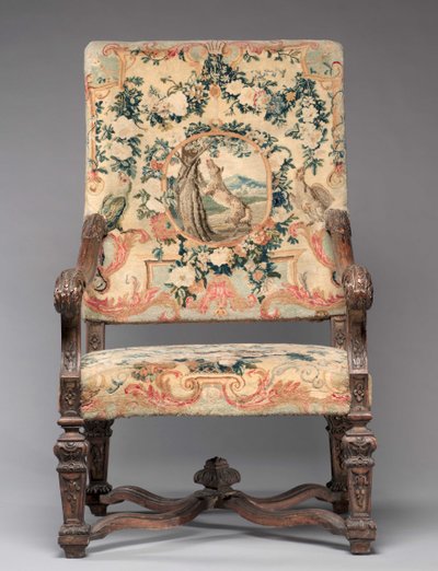 Stol, produsent Savonnerie Factory, før 1717 av French School
