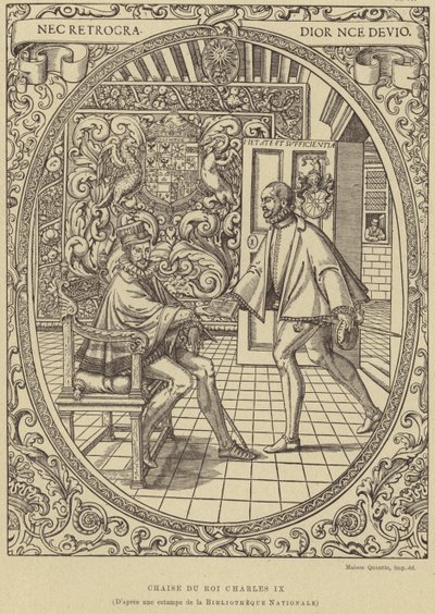 Stol for kong Charles IX av Frankrike, 1500-tallet av French School