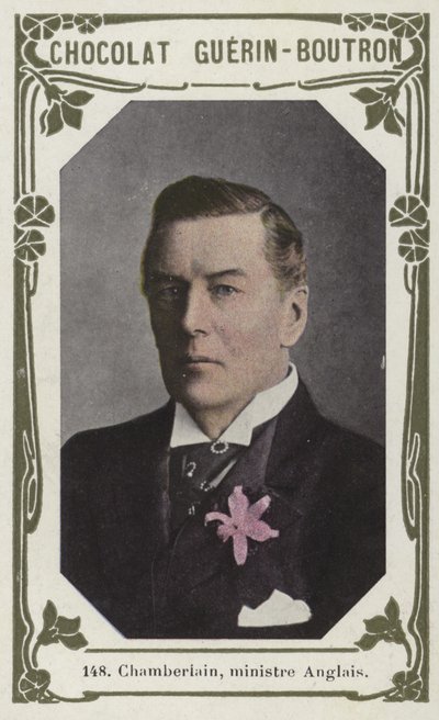 Chamberlain, britisk minister (farget bilde) av French School