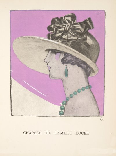 Chapeau de Camille Roger, fra en samling motetallerkener av French School