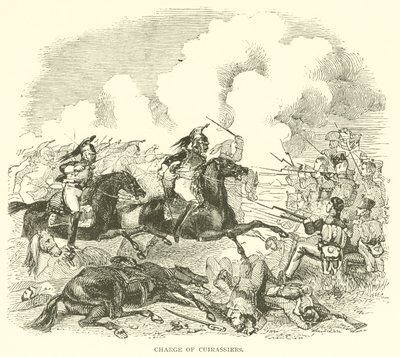 Charge of Cuirassiers (gravering) av French School