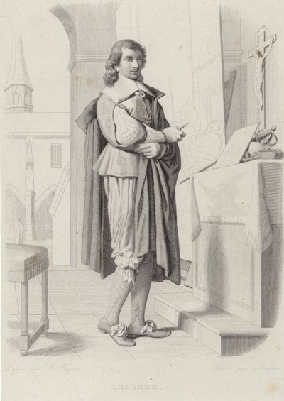 Charles Alexandre Lesueur av French School