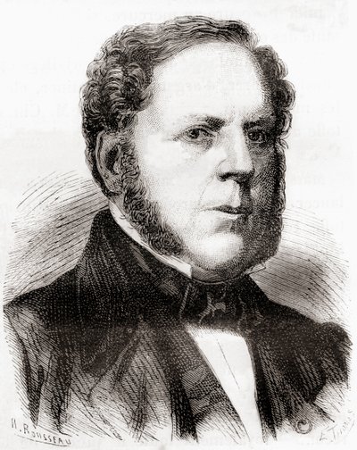 Charles Christofle, fra Les Merveilles de la Science, publisert ca. 1870 (gravering) av French School