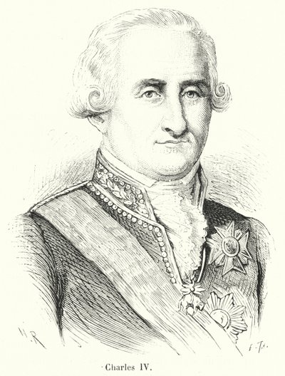 Charles IV (gravering) av French School