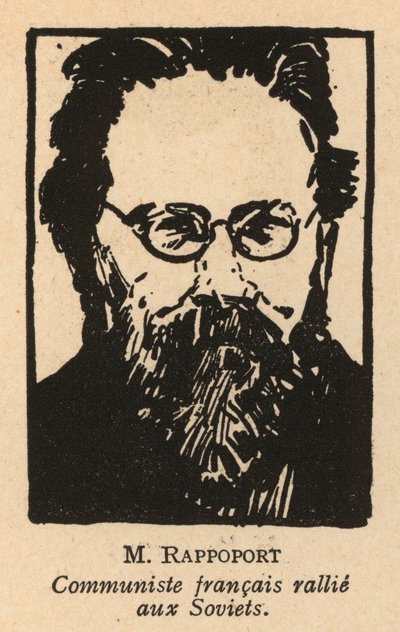 Charles Rappoport , litauiskfødt fransk kommunistisk politiker (lito) av French School