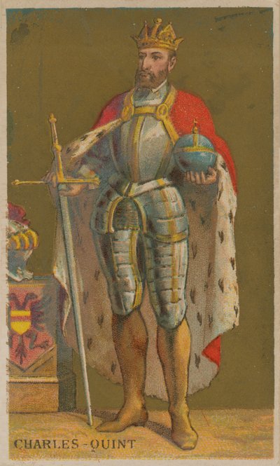 Charles V, den hellige romerske keiser (1500–1558) av French School