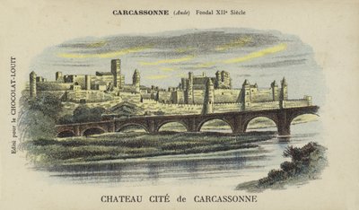 Chateau Cite de Carcassonne, Carcassonne, Aude av French School