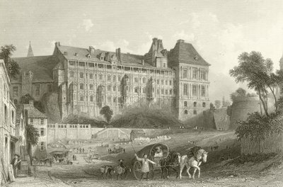 Slottet i Blois av French School