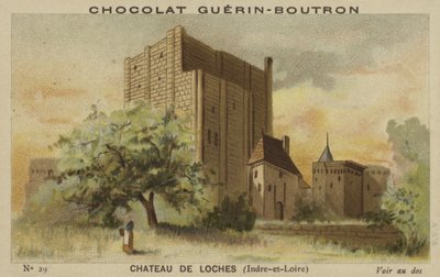 Slottet i Loches, Indre-et-Loire av French School