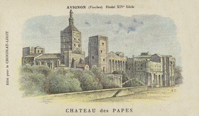 Chateau of the Popes, Avignon, Vaucluse av French School