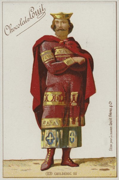 Childeric III av French School