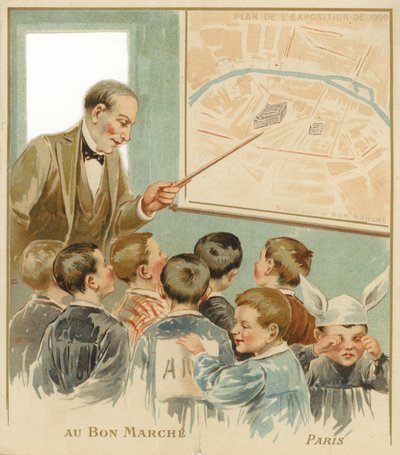 Barn som blir undervist i klasserommet av French School