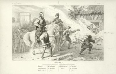 Chlothar I, kongen av frankerne av French School