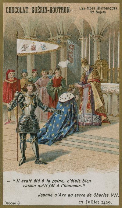 Chocolat Guerin-Boutron byttekort, Historic Words-serien av French School