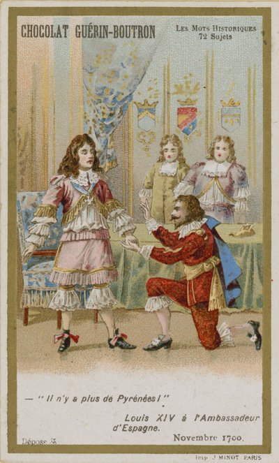 Chocolat Guerin-Boutron byttekort, Historic Words-serien av French School