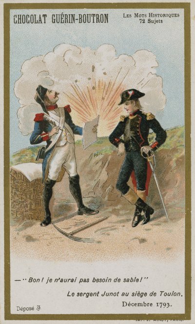 Chocolat Guerin-Boutron byttekort, Historic Words-serien av French School