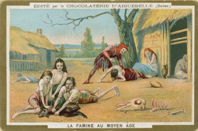 Chocolat dAiguebelle handelskort av French School