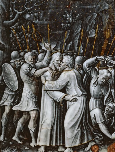 Kristus i Getsemane-hagen, Limoges, midten av 1500-tallet (emalje) av French School