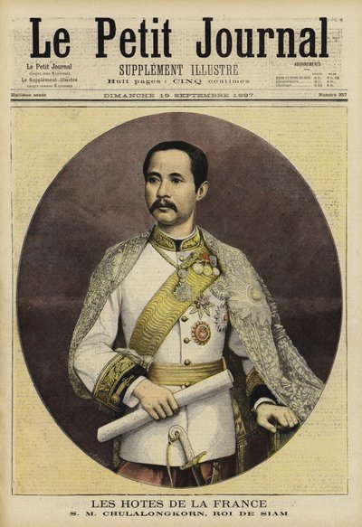 Chulalongkorn, konge av Siam av French School