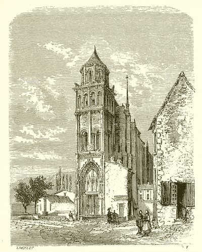 Sainte-Radegonde kirke i Poitiers av French School