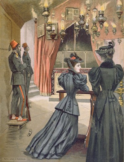 Fødselskirken, Betlehem, 1894 av French School