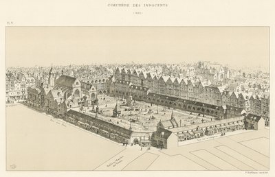 De uskyldiges kirkegård, 1552 av French School