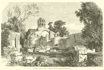 Cimetiere romain, en Arles (gravering) av French School