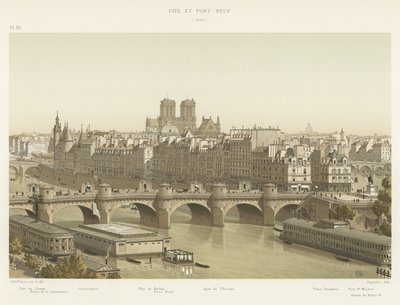 By og Pont-Neuf, 1840 av French School