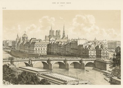 By og Pont-Neuf, 1878 av French School