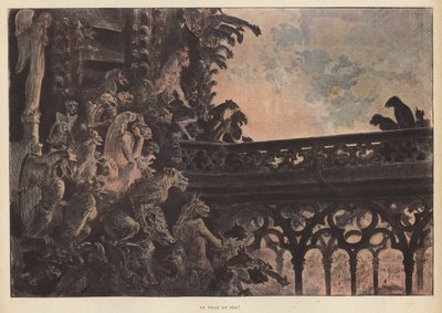 City on Fire (farge litho) av French School