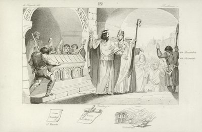 Clovis II, frankisk konge av Neustria og Burgund av French School