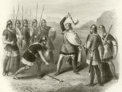 Clovis og hans opprørske soldat, 487 av French School