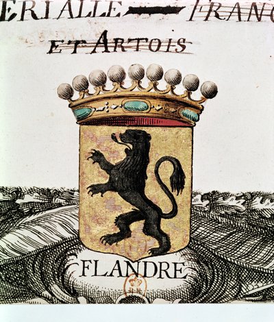 Flanderns våpenskjold av French School