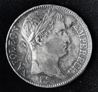 Mynt som viser Napoleon I (1769–1821) (metall) av French School