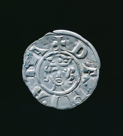Mynt til Johannes av Brienne (ca. 1170-1237) av French School