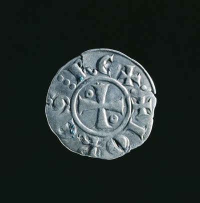 Mynt til Johannes av Brienne (ca. 1170-1237) av French School
