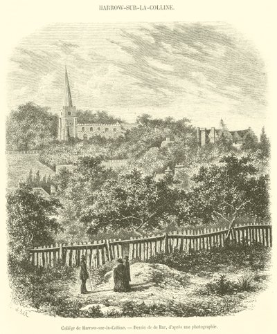 Harrow-on-the-Hill College (gravering) av French School