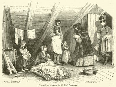 Komposisjon og tegning av M Karl Girardet (gravering) av French School