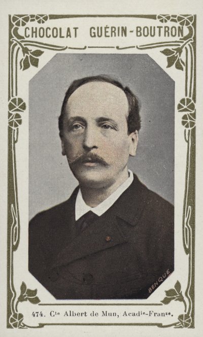 Grev Albert de Mun, Academie-Francaise (farget bilde) av French School