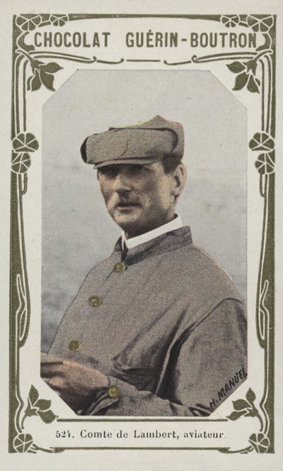 Comte de Lambert, flyger (farget bilde) av French School