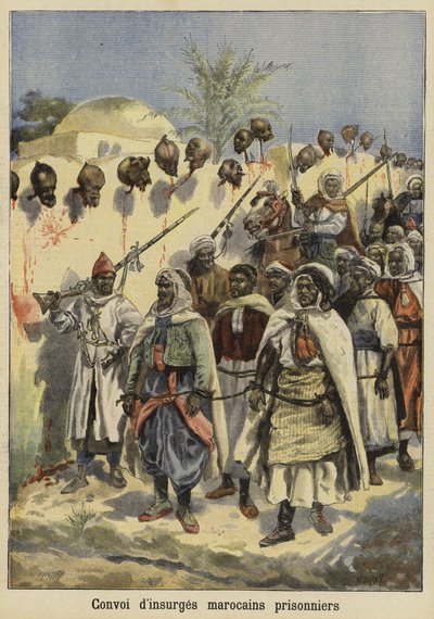 Konvoi av fangede marokkanske opprørere, 1897 av French School