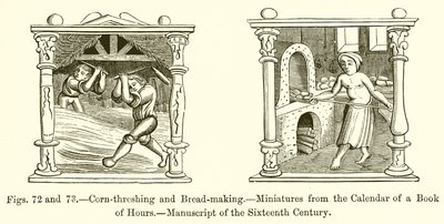 Mais-tresking og brødbaking av French School