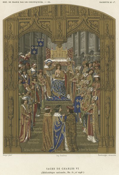 Kroningen av Charles VI av French School