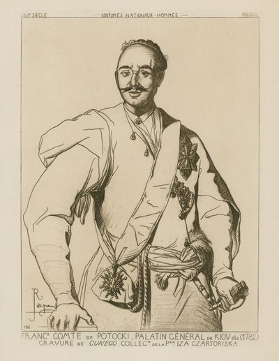 Grev Potocki, Palatinergeneral i Kiev (1782) av French School